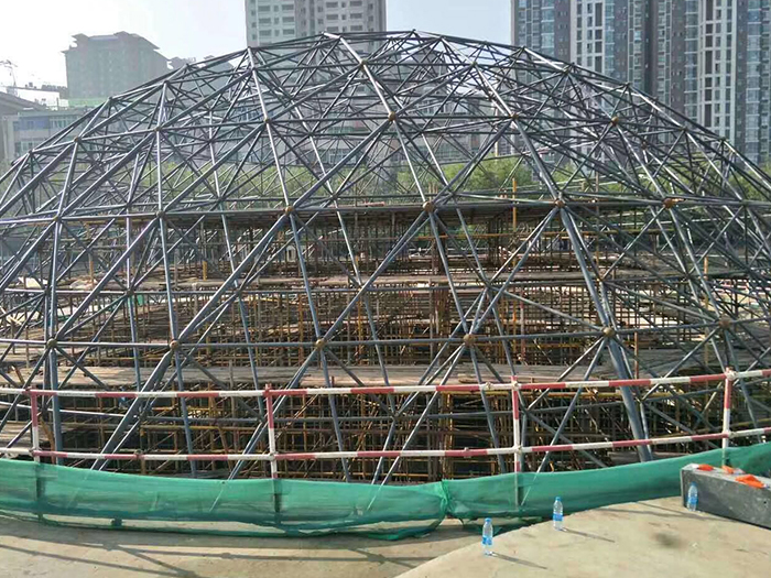 平谷球形网架钢结构施工